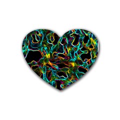 Soul Colour Heart Coaster (4 Pack)  by InsanityExpressed