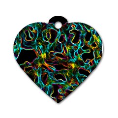 Soul Colour Dog Tag Heart (one Side) by InsanityExpressed