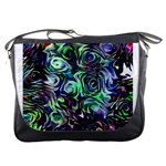 Colour Play Flowers Messenger Bags Front