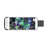 Colour Play Flowers Portable USB Flash (One Side) Front