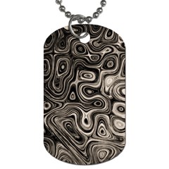 Tile Reflections Alien Skin Dark Dog Tag (two Sides)