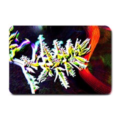 Digitally Enhanced Flower Small Doormat 