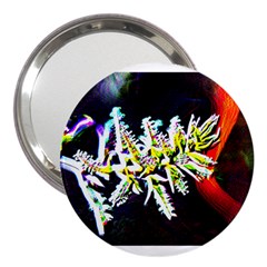 Digitally Enhanced Flower 3  Handbag Mirrors