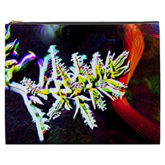 Digitally Enhanced Flower Cosmetic Bag (XXXL) 