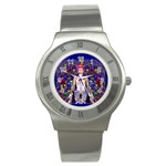 Robot Butterfly Stainless Steel Watches Front