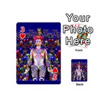 Robot Butterfly Playing Cards 54 (Mini)  Front - Heart3