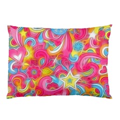 Hippy Peace Swirls Pillow Cases (two Sides) by KirstenStar