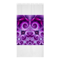 Purple Ecstasy Fractal Artwork Shower Curtain 36  X 72  (stall)  by KirstenStar