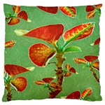 Tropical Floral Print Large Cushion Cases (One Side)  Front