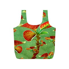 Tropical Floral Print Full Print Recycle Bags (s)  by dflcprints