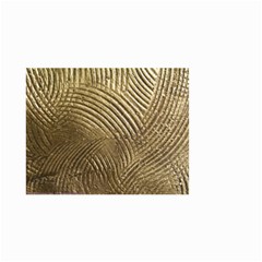 Brushed Gold 050549 Small Garden Flag (two Sides) by AlteredStates