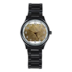 Brushed Gold 050549 Stainless Steel Round Watches by AlteredStates