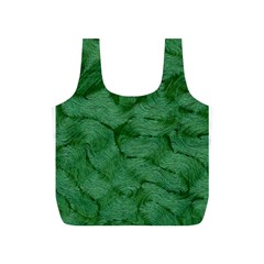 Woven Skin Green Full Print Recycle Bags (s)  by InsanityExpressed