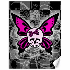 Skull Butterfly Canvas 18  X 24  