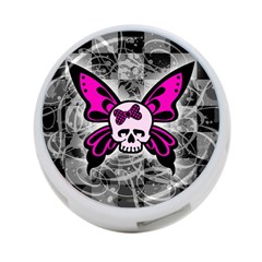 Skull Butterfly 4-port Usb Hub (two Sides) 