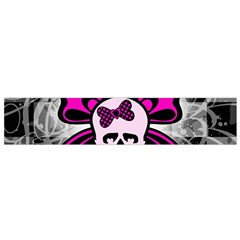 Skull Butterfly Flano Scarf (small) 