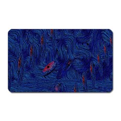 Blue Sphere Magnet (rectangular)