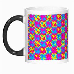 Crazy Yellow And Pink Pattern Morph Mugs by KirstenStar