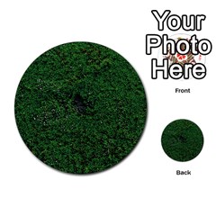 Green Moss Multi-purpose Cards (round) 