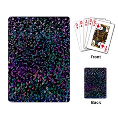 Improvisational Music Notes Playing Card by urockshop