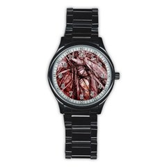 The Bleeding Tree Stainless Steel Round Watches