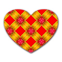 Cute Pretty Elegant Pattern Heart Mousepads