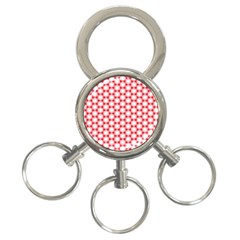 Cute Pretty Elegant Pattern 3-Ring Key Chains