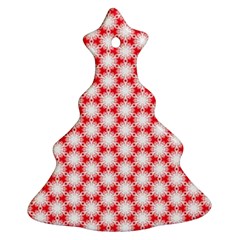 Cute Pretty Elegant Pattern Christmas Tree Ornament (2 Sides)