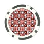 Cute Pretty Elegant Pattern Poker Chip Card Guards (10 pack)  Front