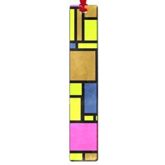 Squares And Rectangles Large Book Mark by LalyLauraFLM