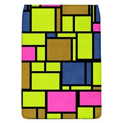 Squares And Rectangles Removable Flap Cover (l) by LalyLauraFLM