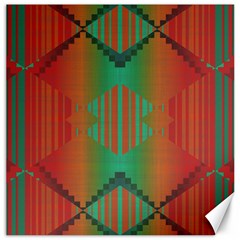 Striped Tribal Pattern Canvas 20  X 20  by LalyLauraFLM
