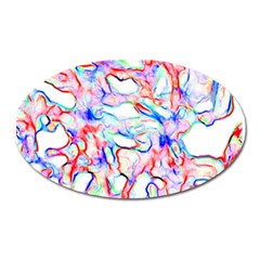 Soul Colour Light Oval Magnet by InsanityExpressedSuperStore