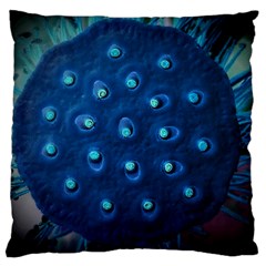Blue Plant Large Cushion Cases (two Sides)  by InsanityExpressedSuperStore