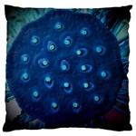 Blue Plant Large Cushion Cases (Two Sides)  Front