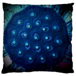 Blue Plant Large Cushion Cases (Two Sides)  Back