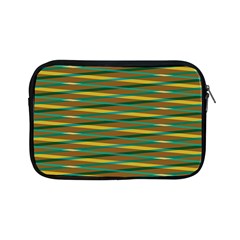 Diagonal Stripes Pattern Apple Ipad Mini Zipper Case by LalyLauraFLM