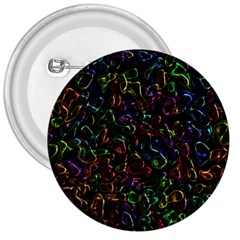 Colorful Transparent Shapes 3  Button by LalyLauraFLM