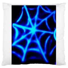 Neon Web Standard Flano Cushion Cases (one Side)  by rzer0x