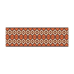 Brown Orange Rhombus Pattern Sticker Bumper (100 Pack) by LalyLauraFLM