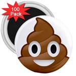 Poop 3  Magnets (100 pack) Front