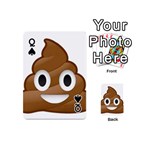 Poop Playing Cards 54 (Mini)  Front - SpadeQ