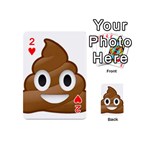 Poop Playing Cards 54 (Mini)  Front - Heart2