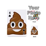 Poop Playing Cards 54 (Mini)  Front - Spade4