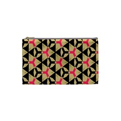 Shapes In Triangles Pattern Cosmetic Bag (small) by LalyLauraFLM