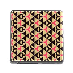 Shapes In Triangles Pattern Memory Card Reader (square)