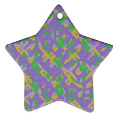 Mixed Shapes Star Ornament (two Sides) by LalyLauraFLM