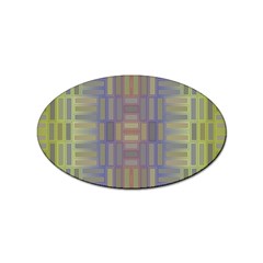 Gradient Rectangles Sticker Oval (100 Pack) by LalyLauraFLM