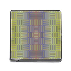 Gradient Rectangles Memory Card Reader (square) by LalyLauraFLM