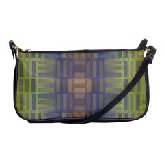 Gradient Rectangles Shoulder Clutch Bag by LalyLauraFLM